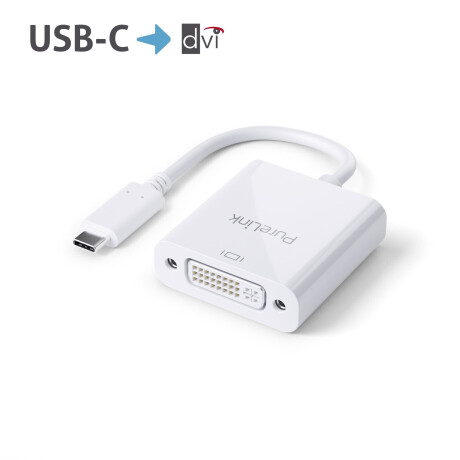 Purelink IS190 USB-C auf DVI Adapter 0,10m weiß