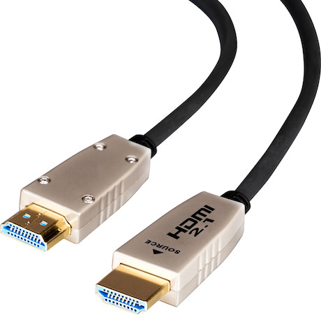 celexon HDMI Glasfaserkabel 2.1 - 10m, schwarz - Demo