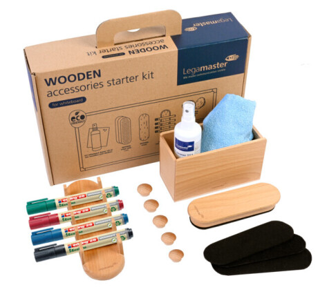 Legamaster WOODEN Zubehör Starter Kit für Whiteboards
