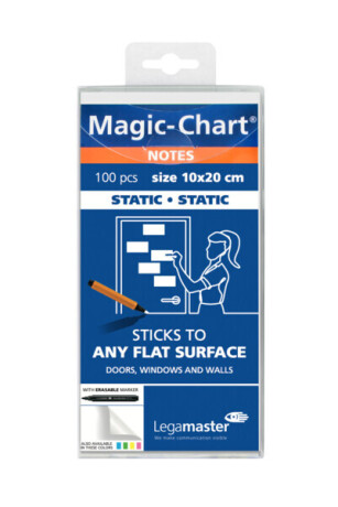 Legamaster Magic-Chart notes 10x20cm weiß 100 St.