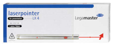 Legamaster LX4 laser pointer rot