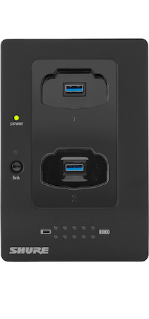 Shure MXWNCS2-E 2-fach Ladestation, netzwerkfähig