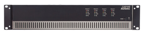Audac CAP448 Class-D-Installationsverstärker, 4x480W@100V, HPF, 19", 2HE