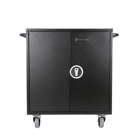LEBA NoteCart Flex 24 Laptop/Tablet Ladewagenschrank 15,6", Steckdosen, schwarz