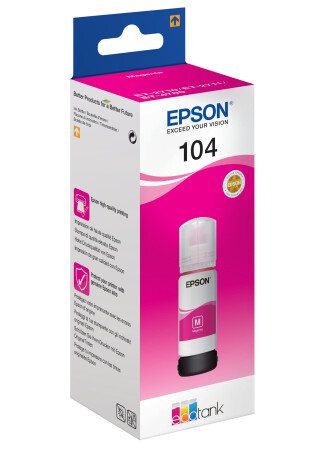 Epson 104 EcoTank Tintenflasche Magenta