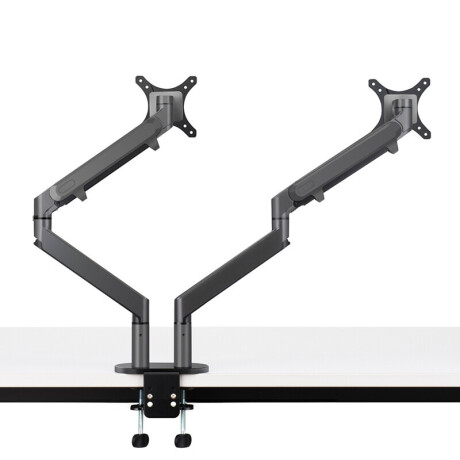 Hagor Tisch Gasliftarm Dual 2x 15-17" | max. VESA 100x100 | Traglast einstellbar 2x 1,5-9kg