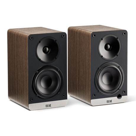 ELAC Debut Connex DCB41 Aktives Kompaktlautsprecher-Set, Walnuss