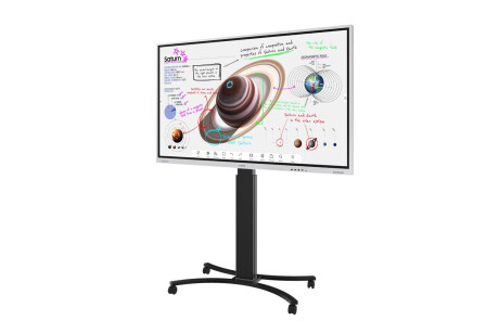 Samsung Flip Pro WM75B 75" interaktives Touchdisplay mit 4K UHD inkl. celexon Rollwagen