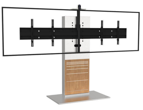 AXEOS XENON WIDE - Dual-Bildschirm (DB) Bildschirmständer für 2x 52 bis 65" Bildschirme