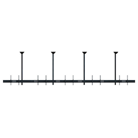 Hagor comPROnents® Menuboard Deckenhalterung für 5 Displays 46-65" Landscape| max. VESA 600x400