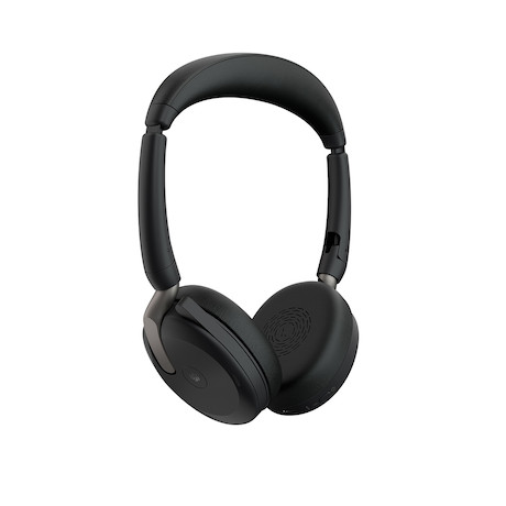 Jabra Evolve2 65 Flex Link380a UC Stereo – schnurloses Stereo Headset mit USB-A - zertifiziert für