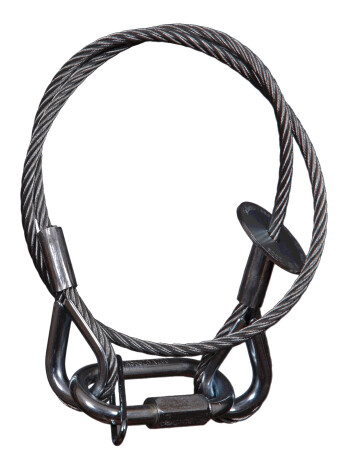 Litecraft Sicherungsseil 8 mm, mit Kettennotglied an beiden Enden
