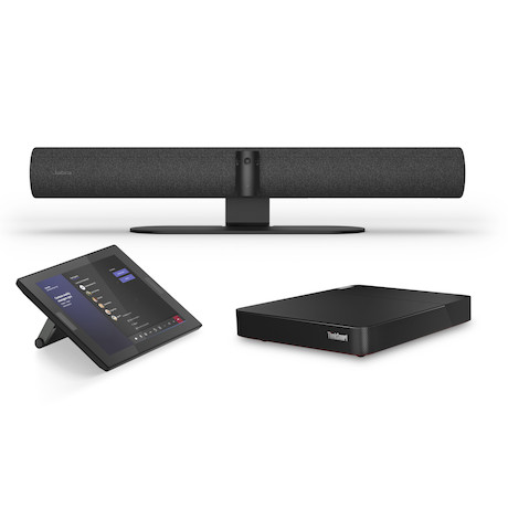 Jabra PanaCast 50 Room System ZR – PanaCast 50 – Schwarz mit EU-Ladegerät – Lenovo ThinkSmart Core K