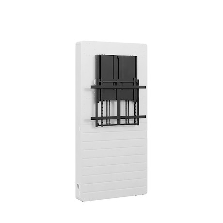 Hagor CON-Line® Big W Counterbalanced 65 - 86" Medienstele, Boden-Wand Montage