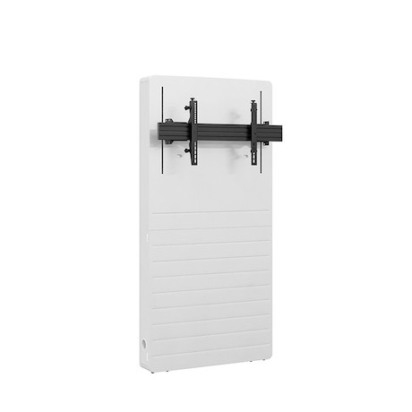 Hagor CON-Line® Big W Lift 75 - 98" Medienstele, Boden-Wand Montage, elektrisch höhenverstellbar