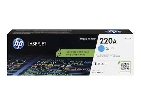 HP 220A Original LaserJet-​Tonerkartusche, cyan