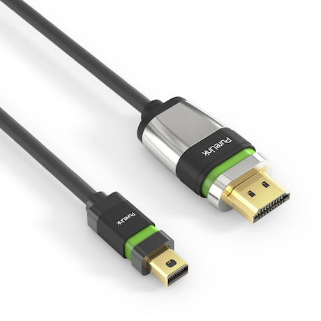 Purelink ULS2000-020 zertifiziertes Aktives 4K mini DisplayPort / HDMI Kabel, 2,00m