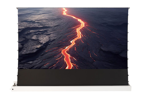 celexon UST Hochkontrast Bodenscheren Leinwand - HomeCinema Plus, 130" weiß