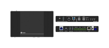 Kramer EXT3-21-XR-TR 2x1 4K60 HDMI/USB Switcher Extender über 100m HDBaseT 3.0