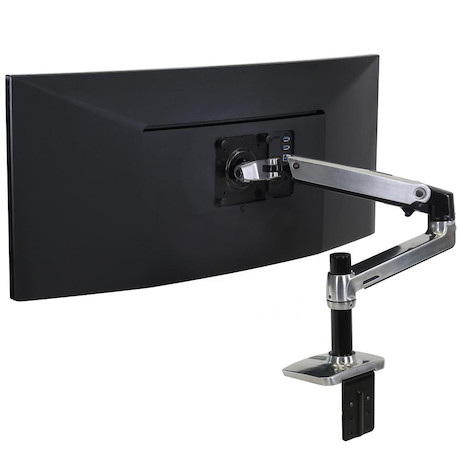 Ergotron ErgoXS LX Monitor Arm, Tischhalterung, aluminium