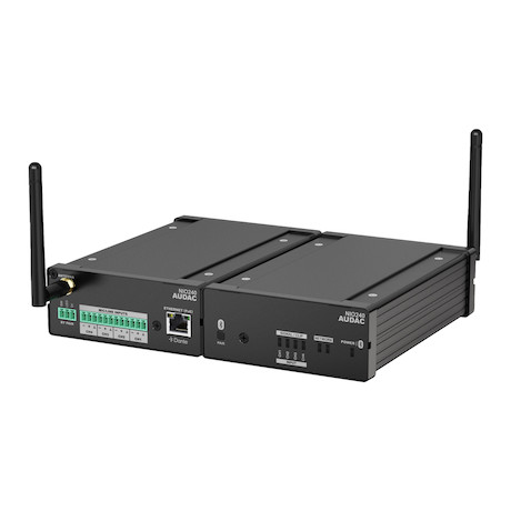 AUDAC NIO240 Dante-Audio-Mixer - 4 x Mikrofon- / Line-Eingang