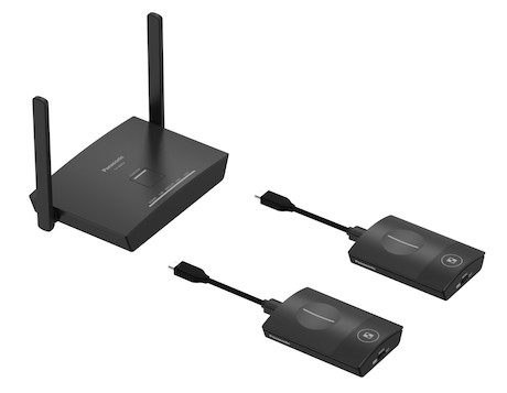 Panasonic TY-WPSC2 Wireless Presentation System Kit: 1x Empfänger-Box, 2x Sender USB-C