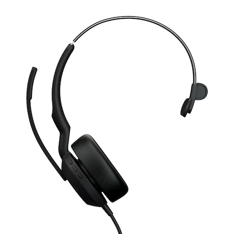 Jabra Evolve2 50 - USB-A/USB-C - schnurgebundenes Mono Headset zertifiziert für Microsoft Teams | oh