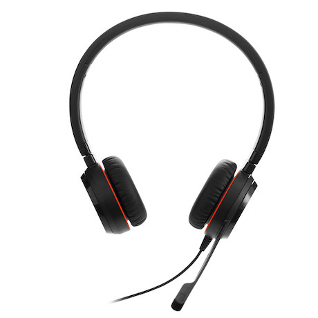 Jabra Evolve 20 SE - USB-A/USB-C - schnurgebundenes Dual Headset zertifiziert für Microsoft Teams