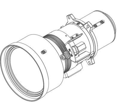 Barco G-Objektiv R9801784 (1,22 - 1,53: 1) Standard Objektiv für G50-W6, G50-W7, G50-W8, G60-W7, G62