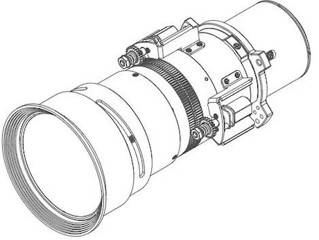 Barco G-Objektiv R9832778 (2,90 - 5,5: 1) Ultraweitzoom Objektiv für G50-W6, G50-W7, G50-W8, G60-W7,