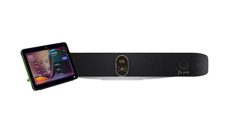 Poly Studio X72 Premium All-In-One Videobar inkl. TC10 Controller-Kit für große Konferenzräume