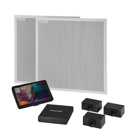 Shure IntelliMix Room IMXRK80 Kit 80 - für rekonfigurierbare Multi-Kamera-Teams-Räume