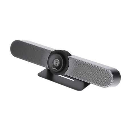 Logitech MeetUp All-in-one Konferenzkamera mit 3840 x 2160 4K UHD, 13 MP, 30 fps & 120° für kleine R