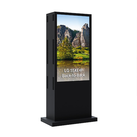 Hagor ScreenOut Pro-LG 55XE4F Back-to-Back Outdoorstele für LG 55XE4F