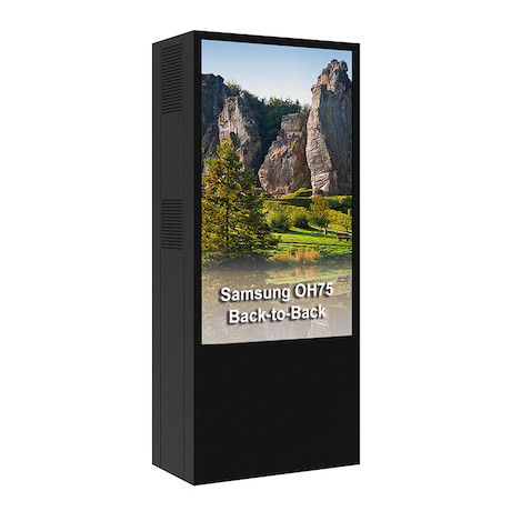 Hagor ScreenOut Pro-OH75 Back-to-Back Outdoorstele für Samsung OH57-Serien