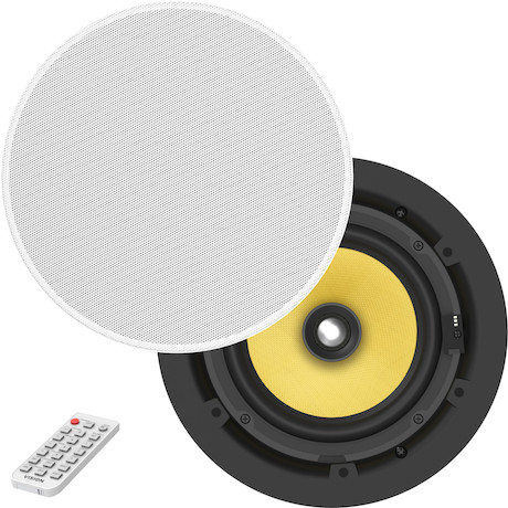 Vision CS-1900P Bluetooth-Aktiv-Deckenlautsprecher | Paar | Weiß |