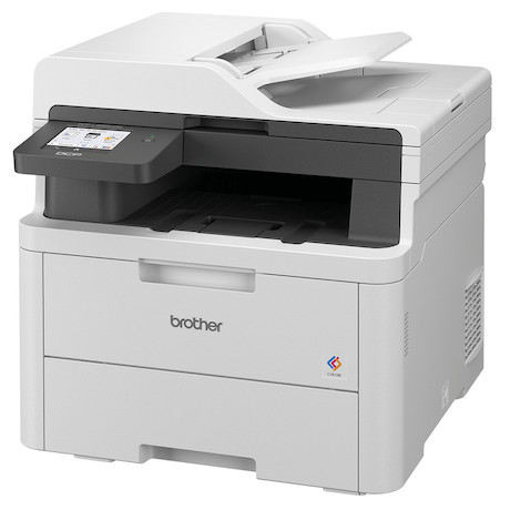 Brother DCP-L3555CDW kompaktes 3-in-1 Farb-LED Multifunktionsgerät mit WLAN/LAN, ADF und Duplexdruck