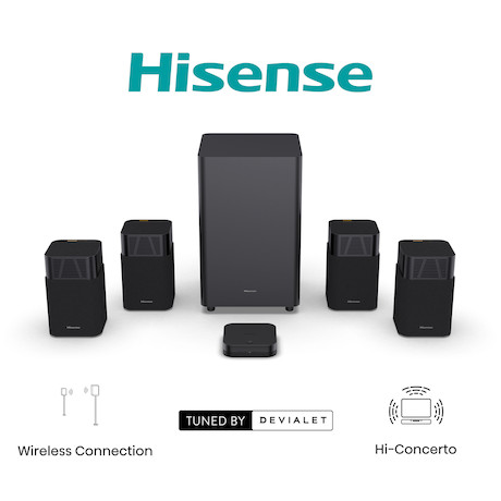 Hisense HT Saturn 4.1.2 Kanal drahtloses Heimkino Lautsprecher System