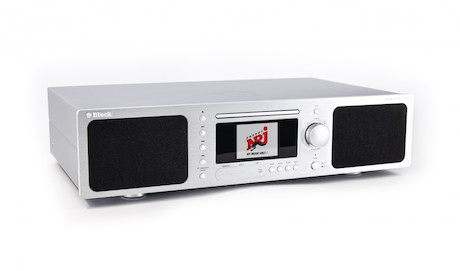 Block BB-200 Blu-Ray Internet-Receiver mit integriertem Lautsprechersystem in Diamantsilber
