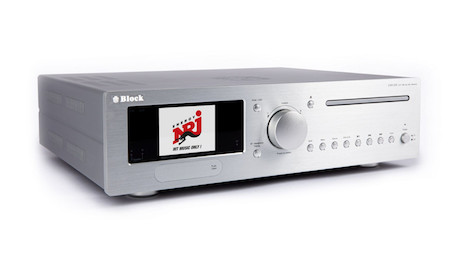 Block CVR-200 Blu-ray Internet Receiver mit 2x 100W Musikleistung für Streaming und Video-Wiedergabe