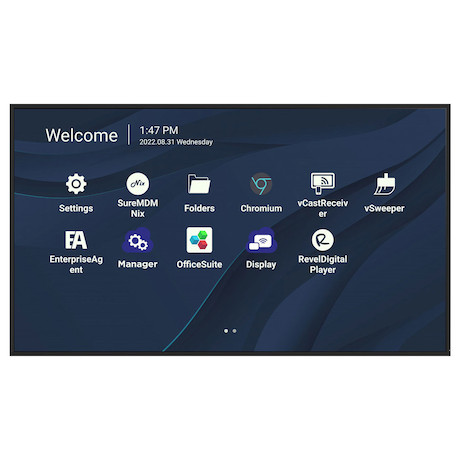 ViewSonic CDE8630 86" effizientes Präsentations-Display mit drahtloser Übertragung & 24/7 Dauerbetri