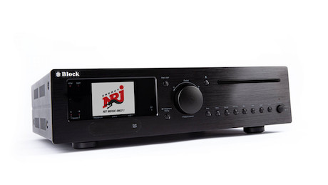 Block CVR-200 Blu-ray Internet Receiver mit 2x 100W Musikleistung für Streaming und Video-Wiedergabe