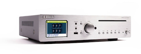 Block CVR-10 Internet-Receiver mit 2x 30 Watt Musikleistung in Diamantsilber