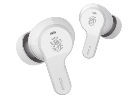 Block:Bods Bluetooth In-Ear-Kopfhörer mit bis zu 9 Stunden Spielzeit in Weiß