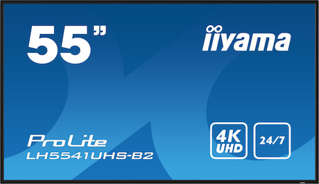iiyama PROLITE LH5541UHS-B2 55" Display mit 4K-UHD-Auflösung, IPS-Panel & 24/7 Dauerbetrieb - Demowa