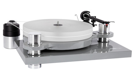 Block PS-100+ Plattenspieler in Silber