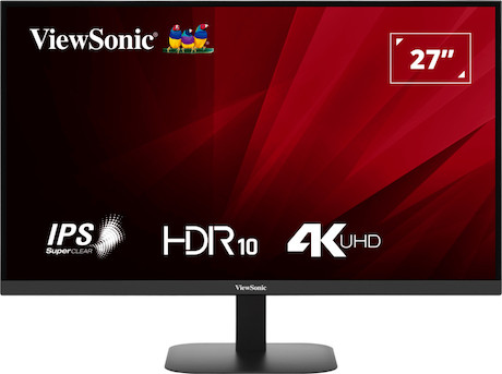 ViewSonic VA2708-4K-HD 27" 4K UHD Monitor mit HDR 10, Dual HDMI und DisplayPort