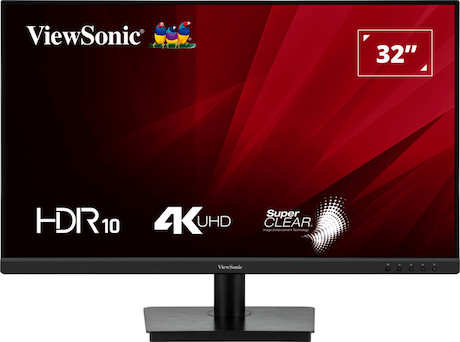 ViewSonic VA3208-4K-HD 32" 4K UHD Monitor mit HDR 10, Dual HDMI und DisplayPort