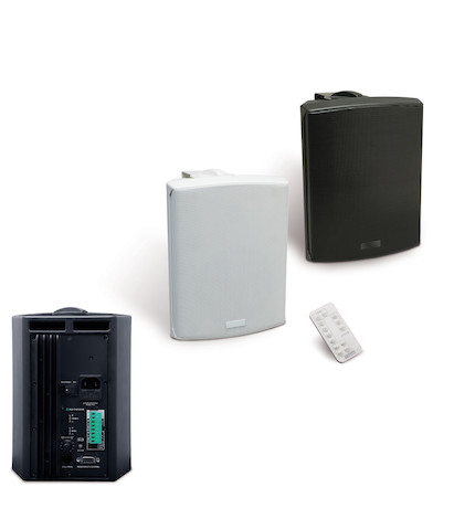Kindermann Aktivbox Set 50+ IR Lautsprecherset, weiß