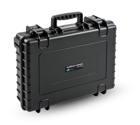 B&W Hartschalenkoffer Typ 6040 mit Würfelschaum, schwarz - Demoware